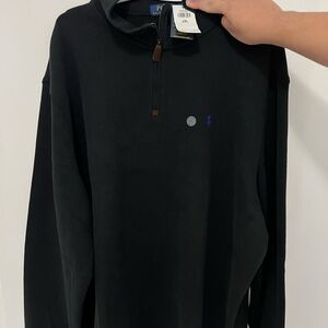Ralph Lauren Black Quarter-Zip Pullover